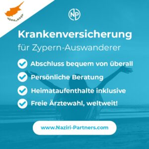 Bild mit Text Krankenversicherung für Zypern-Auswanderer