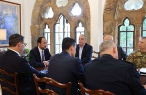 Sondersitzung des nationalen Sicherheitsrats (National Security Council) in Zypern